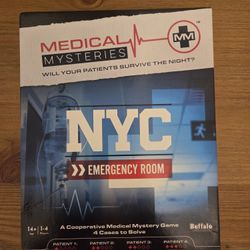 Buffalo Games - Medical Mysteries: NYC Emergency Escape Room Board Game Cooperative Strategy