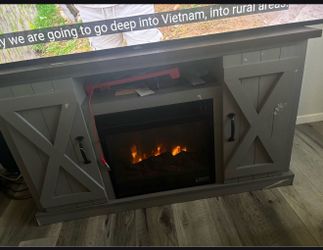 Tv Stan with chimney
