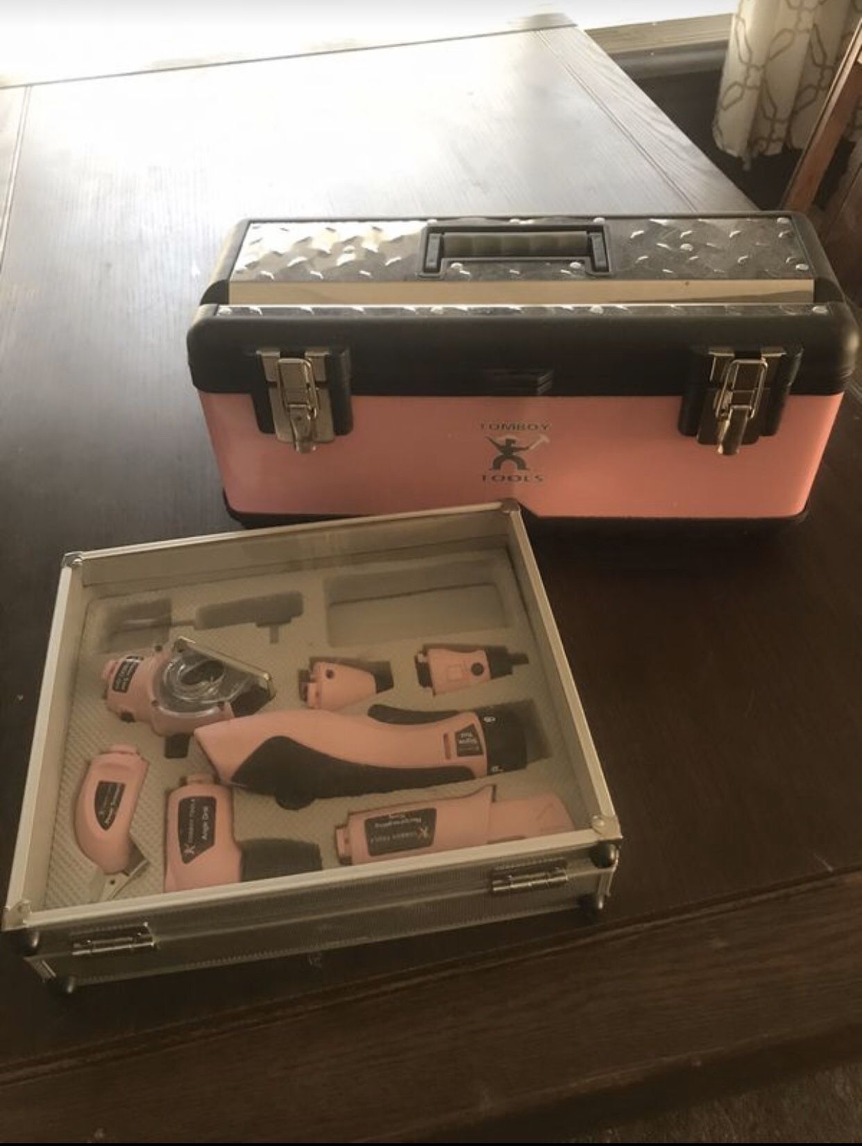 Tomboy tools and pink toolbox