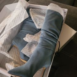 Aldo New Boots  Size 7   Blue Jeans Color  