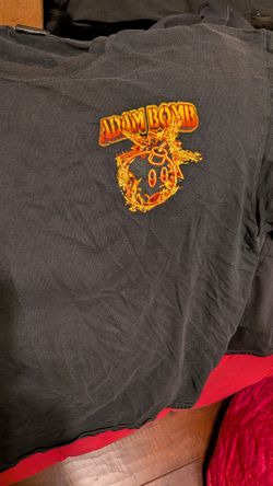 Adam Bomb flaming tee XL
