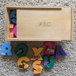 Wooden Alphabet 