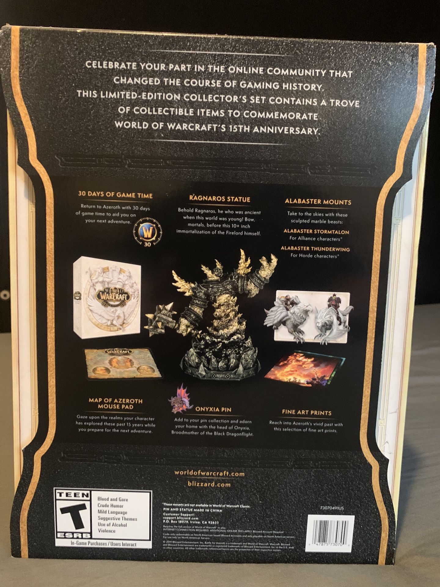 WORLD OF WARCRAFT: 15th Anniversary Collector's Edition, Ragnaros Statue, Sealed EUR 230,88 - ES