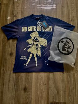 Brand new blue hell star shirt size m