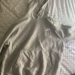 Grey Nike Hoodie Medium 