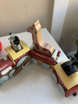 Mickey Mouse Wooden Train