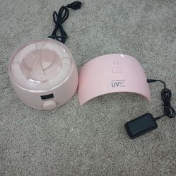 Esthetician wax  equipment and UV Professional gelnail light equipment