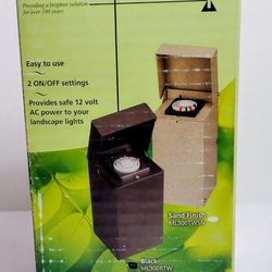 Intermatic Transformer Low Voltage 300W Landscape Lighting Timer Black  ML300RTW