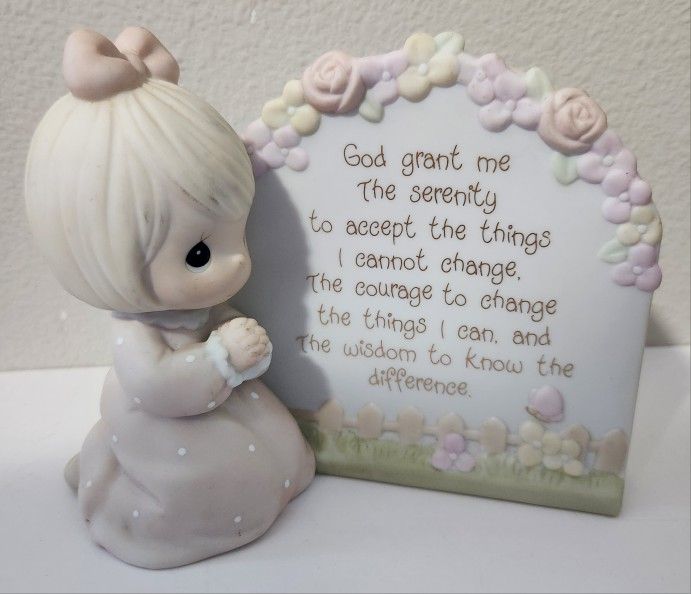 Precious Moments Serenity Prayer Little Girl