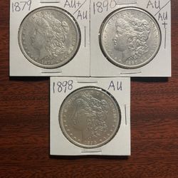 Old Silver Dollars (Large Size Coins) - 