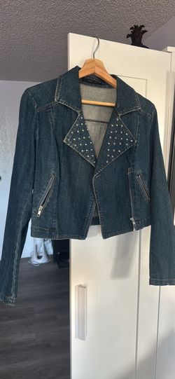 John Mark Denim Crop Jacket Size Small Medium