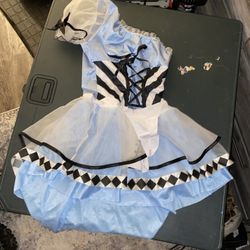 Small Alice In Wonderland Dress Halloween Coatume