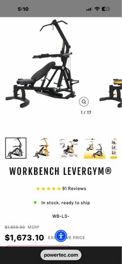 Power rec lever gym plus Weights