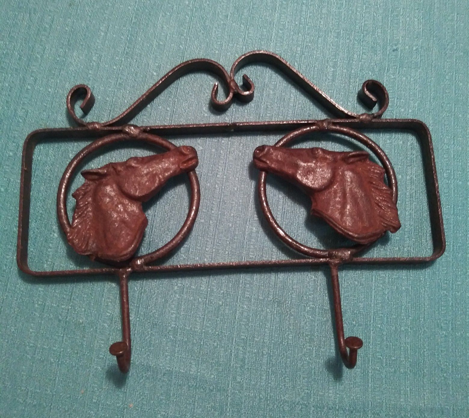 Iron horse key holder/hooks