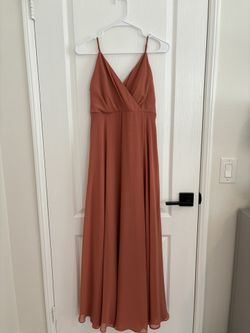 Teracotta Bridesmaid Dress