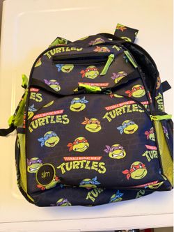 Simple modern ninja turtles backpack