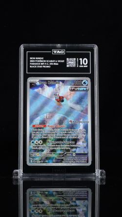PTCG Iron Bundle Pokemon Center Stamped Tag 10