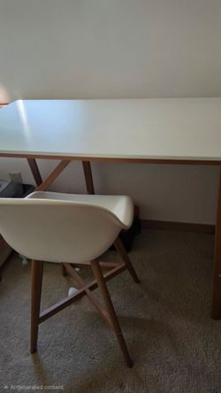 IKEA desk and chair