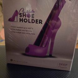 Royale Cinderella Shoe Hair Tool Holder - Deep Purple