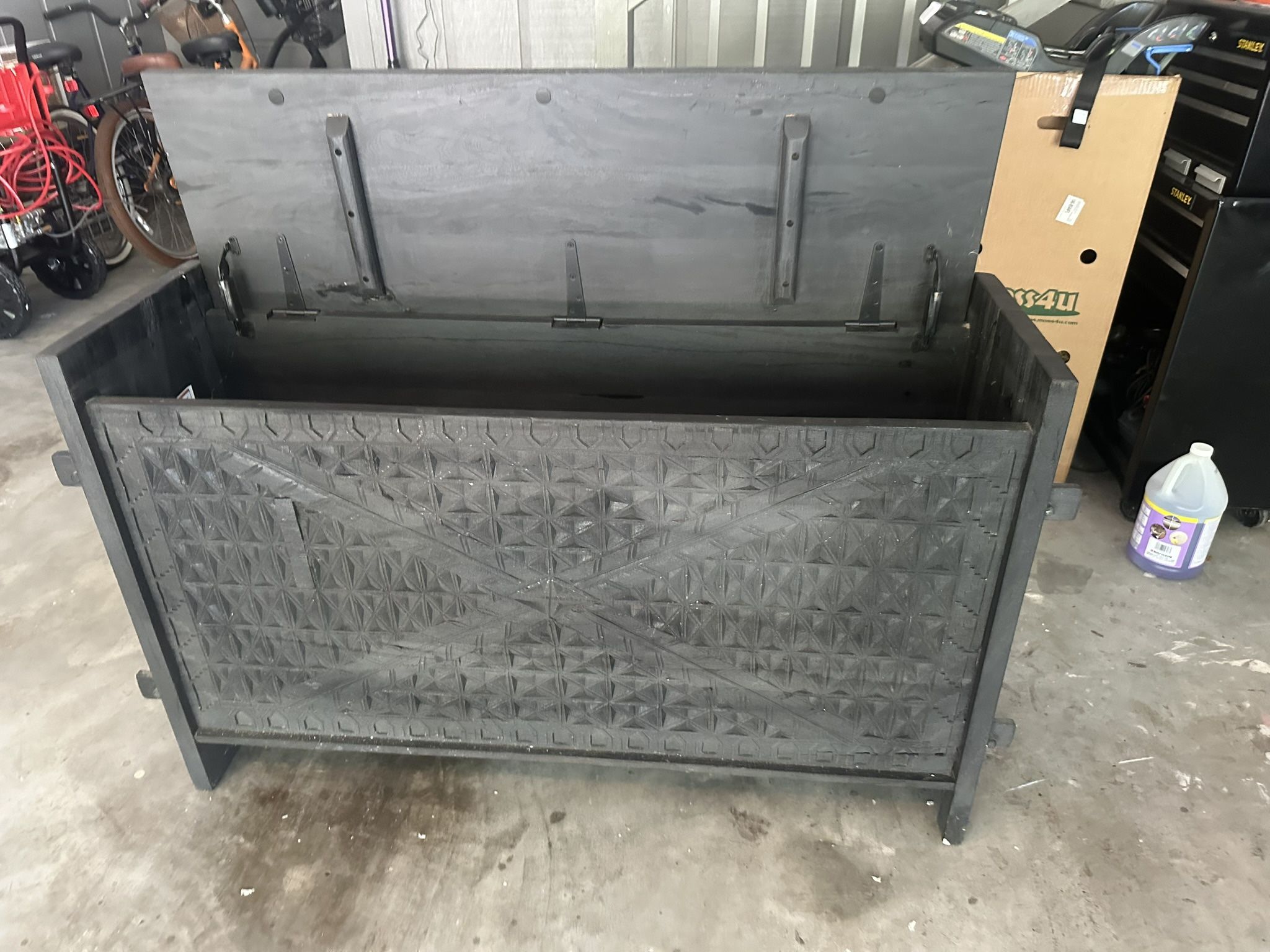 Columbus Trunk Console Dark Totem By Four Hands 