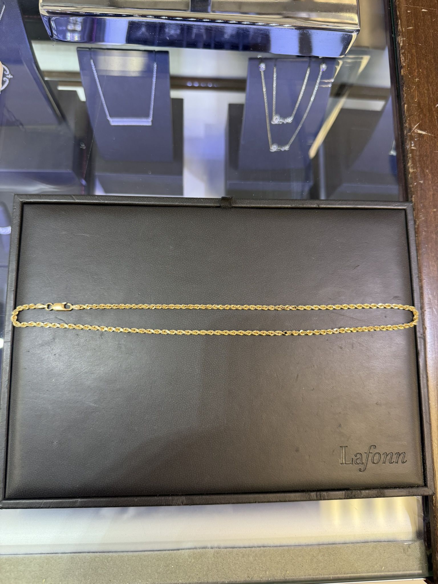 Semi solid 10k Gold chain