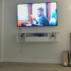 Floating TV Stand (W/ Wall Mounts)
