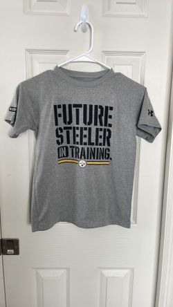 Steelers Shirt Under Armour Kids Small