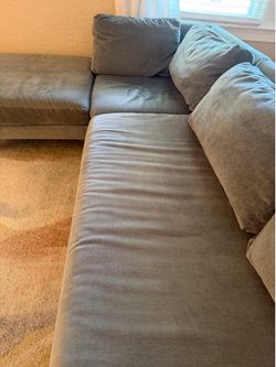 West Elm Couch - 3 piece ottoman sectional