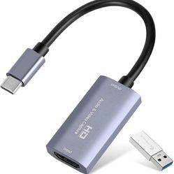 Guermok Video Capture Card, 4K USB3.0 HDMI