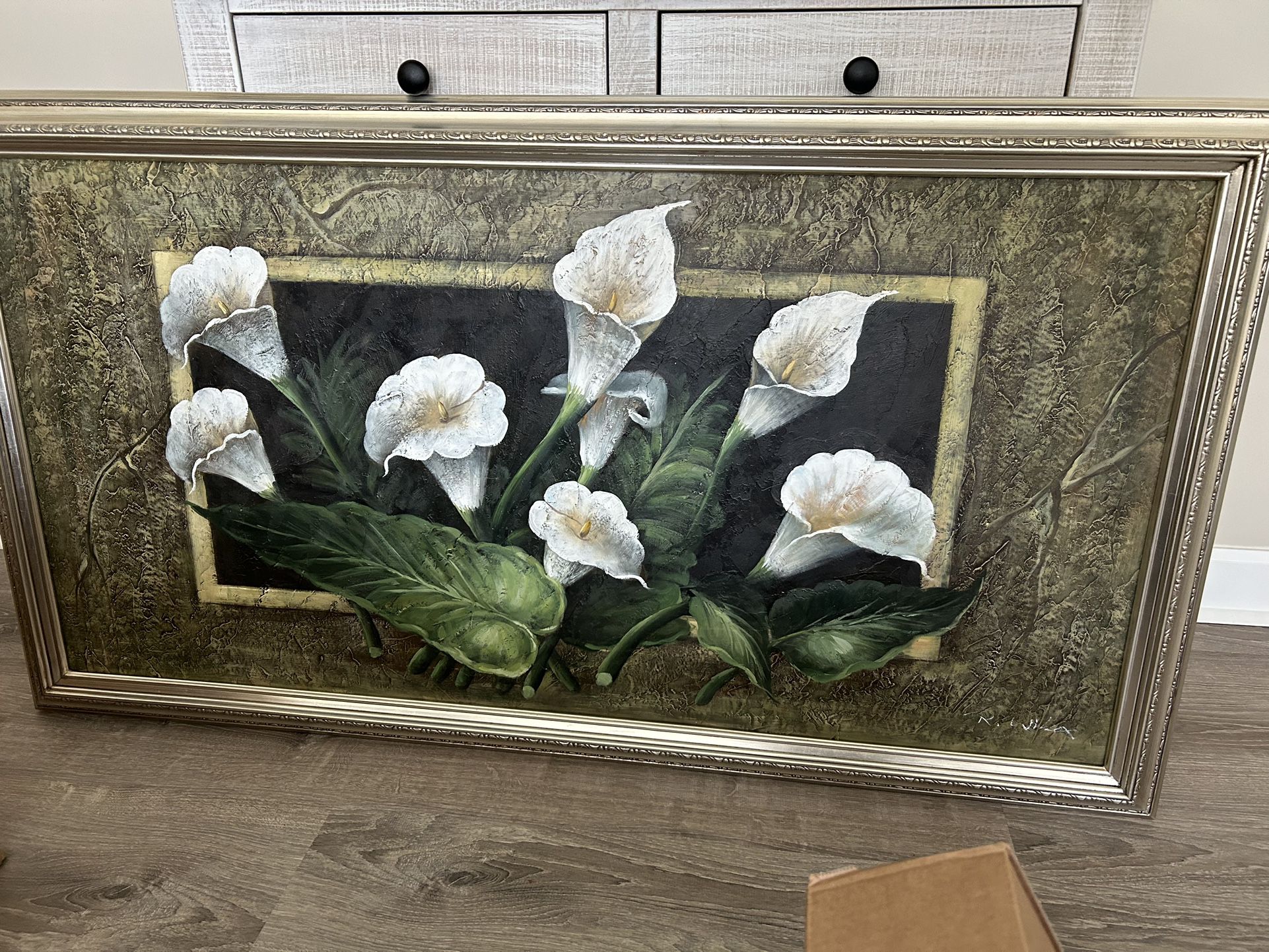 Cala Lily Wall Painting