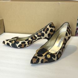 Luciano Padovan. Leopard Print Heels. Size 9 1/2