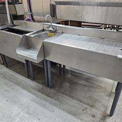 Bar Sink With Jockey Box Sink Drain Table