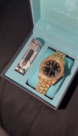 Moissanite adamans watch