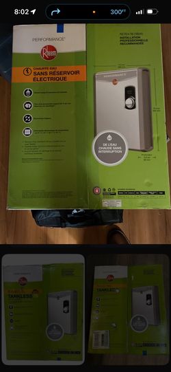Rheem Performance 18 kW 3.51 GPM 240- Volt Self-Modulating Electric Tankless Water Heater