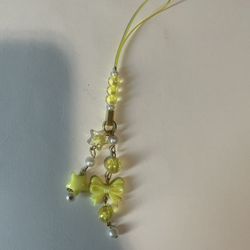 Yellow Phone Charm 💛