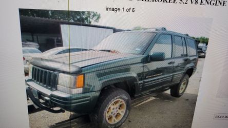 FOR PARTS A 1998 JEEP GRAND CHEROKEE 5.2 ENGINE 4X4 AUTOMATIC TRANSMISSION