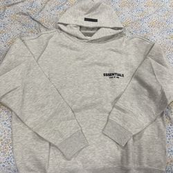 Light grey essential hoodie