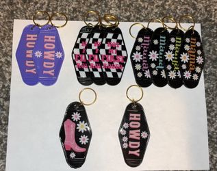 Resin Motel Key Keychains $7 Each/$150 All