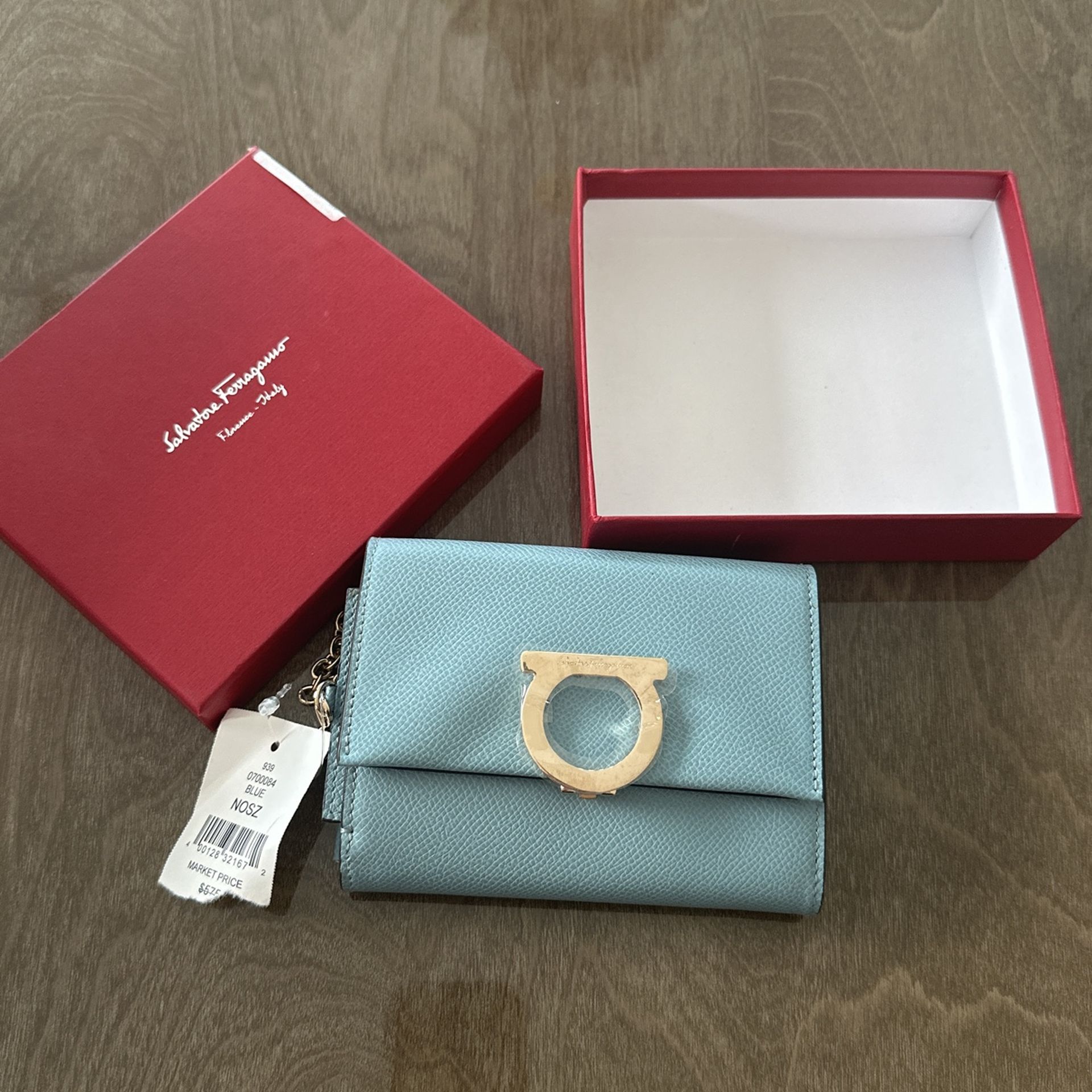 Authentic Salvador Ferragamo Italy Wallet With Tag And Box,All Products : American Fashion Style Bags On Sale