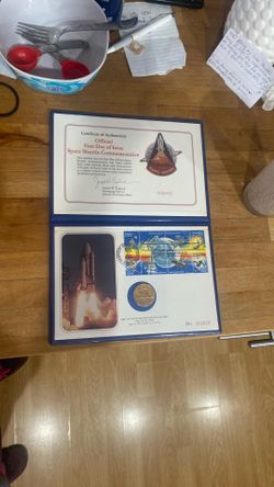 Official First Day Of issue Space Shuttle Commemorative 
