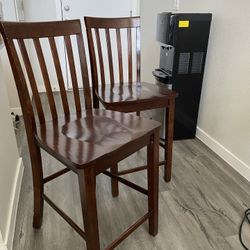 Wooden Tall Chairs / Counter Height Stool 