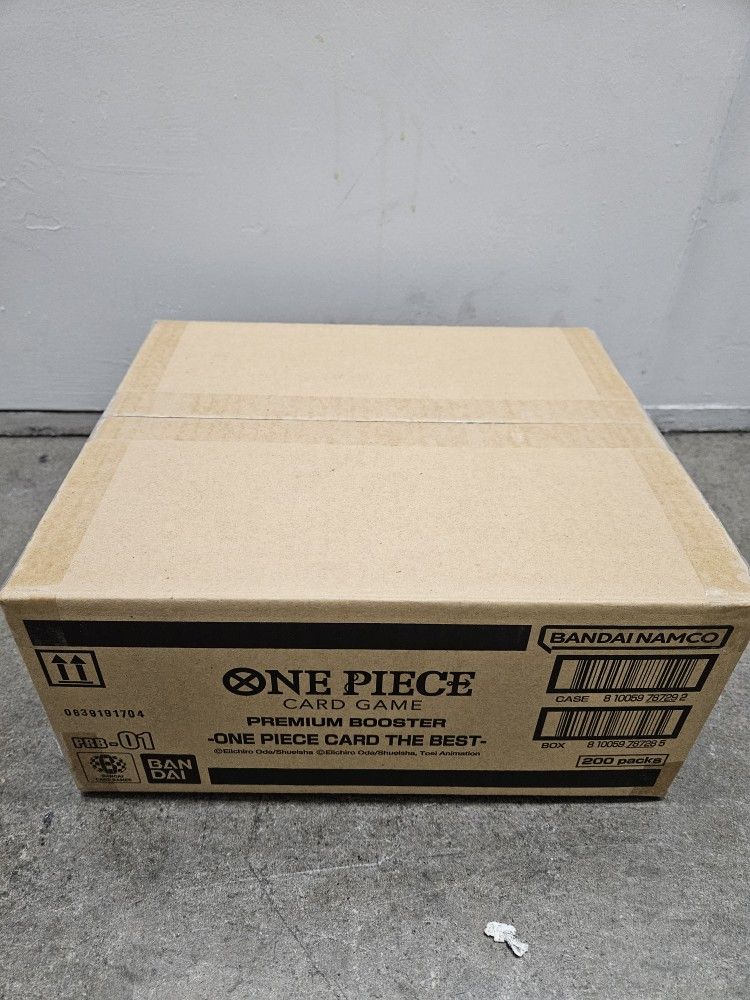 PRB01 Sealed Case One Piece TCG Premium Booster The Best Sealed Booster Box Case PRB01 Sealed Case One Piece TCG Premium Booster The Best Sealed Booster Box Case