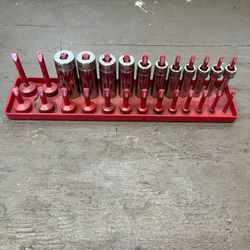 Snap On 3/8 SAE deep socket set