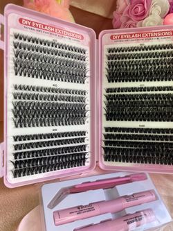 Mega Volume DIY Lash Cluster Kit | Ultimate 30D-100D Density Extension Set (Lengths 8-16mm)