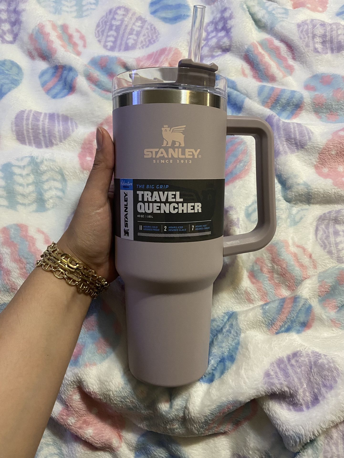 40oz Stanley Adventure Quencher tumbler yarrow yellow for Sale in Shelby  Township, MI - OfferUp