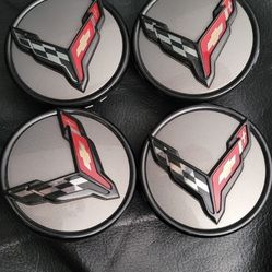 Corvette Center Caps Wheels 