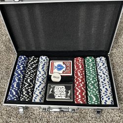 Poker Chip Set with Aluminum Case – Complete Set