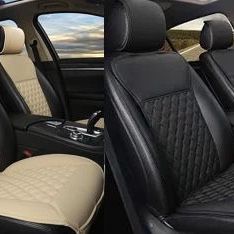 Diamond Leather Seat Covers - 2pair/2 Colors