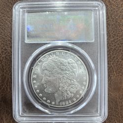 1884 CC $1Carson City Morgan Silver Dollar