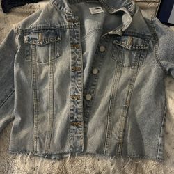 Denim Cropped Jacket
